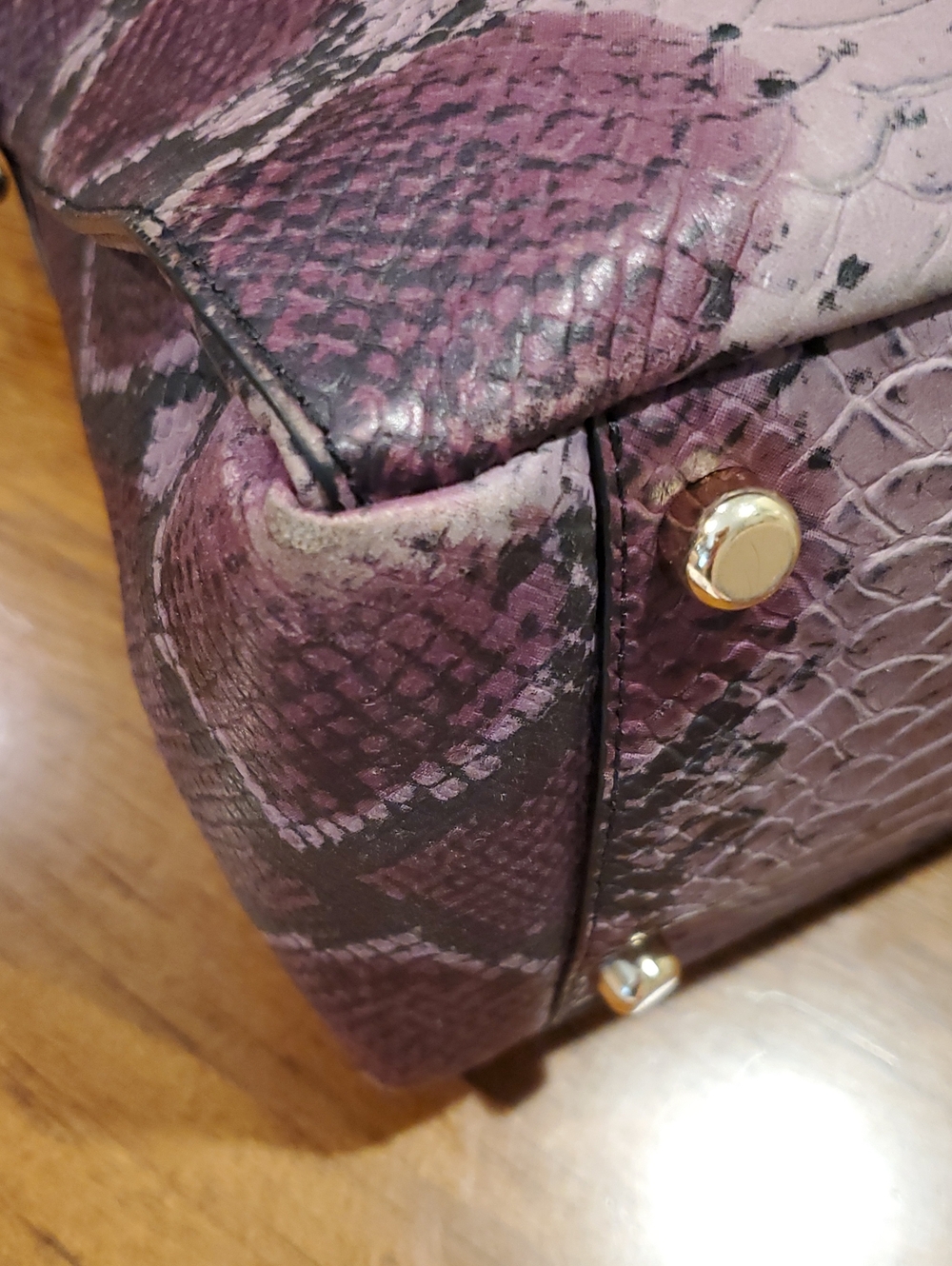 Coach Python Embossed Morgan Satchel - Picture 14 of 16